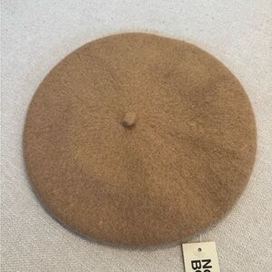 No Boundaries Women's Wool Blend Beret, Camel, O/S, NWT